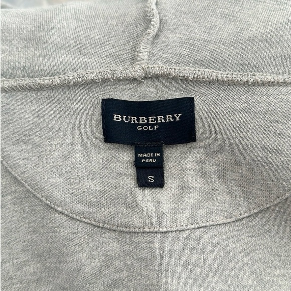 BURBERRY Golf Nova Check Trim Short Sleeve Hoodie - Picture 11 of 17